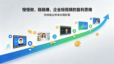 慢慢做、稳稳赚 企业短视频的复利思维